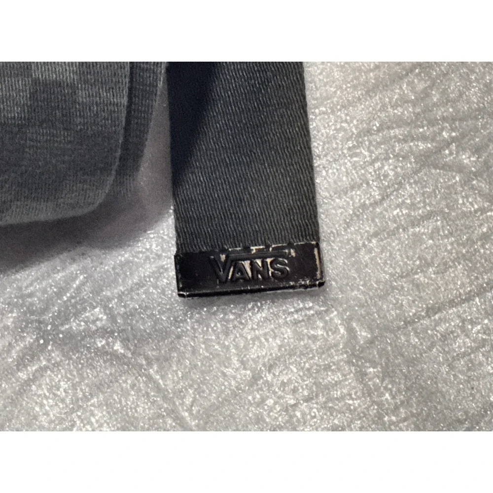 Vans Web Belt Black Checkerboard Adjustable Skate Streetwear